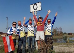Tour-Team am Nullpunkt in Sulina!